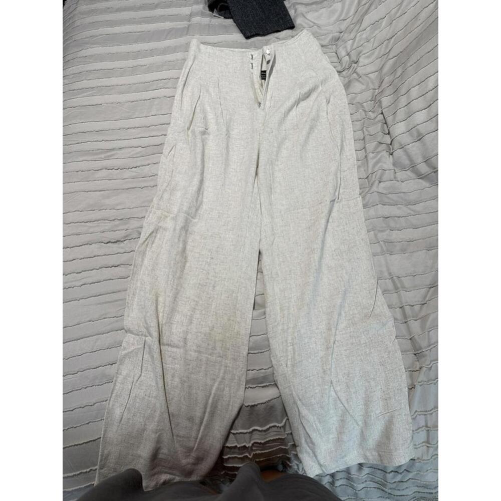 SHEIN Women's Linen Wide Leg Pants Size M